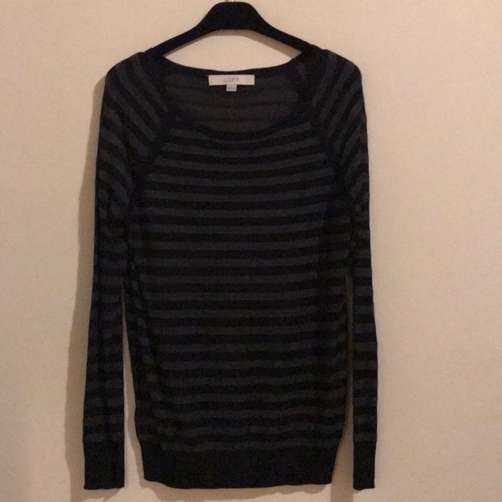 Ann Taylor Loft striped knit top